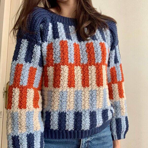 Jersey otoñal estilo moderno